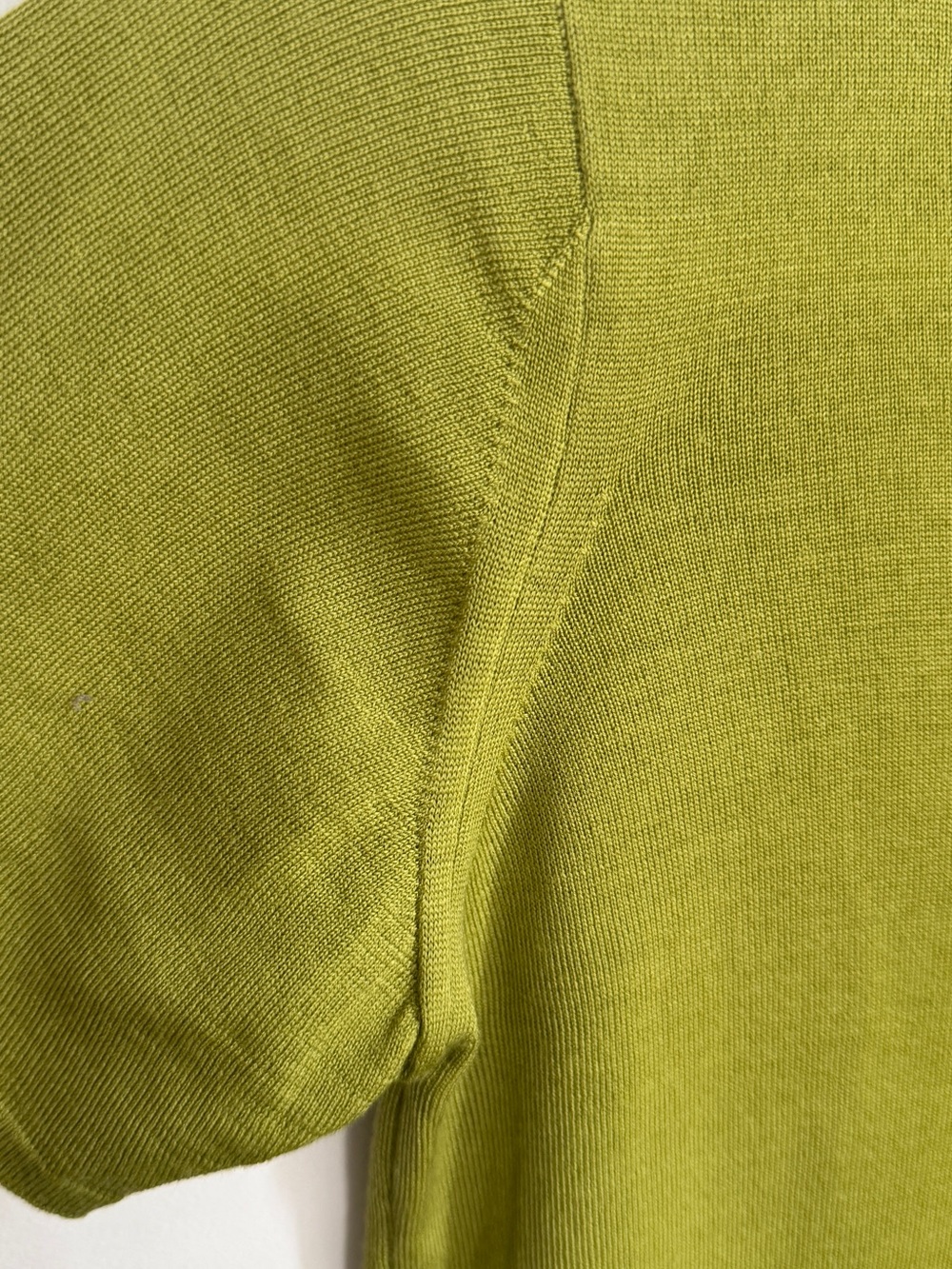 Vintage TSE olive green 100% Superfine Wool made in Itali - Picture 8 of 11